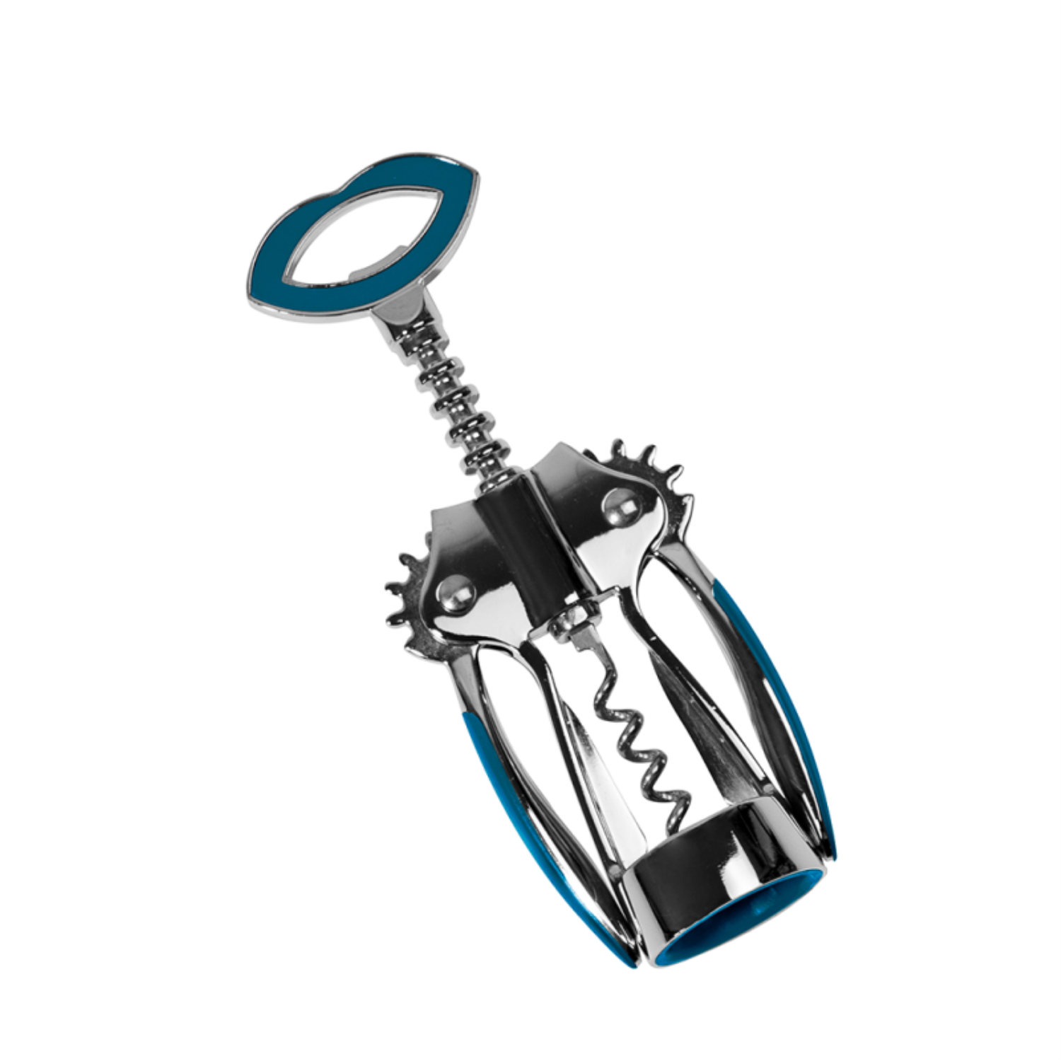 Sacacorcho Silicona Acero Inoxidable Azul FTA-2