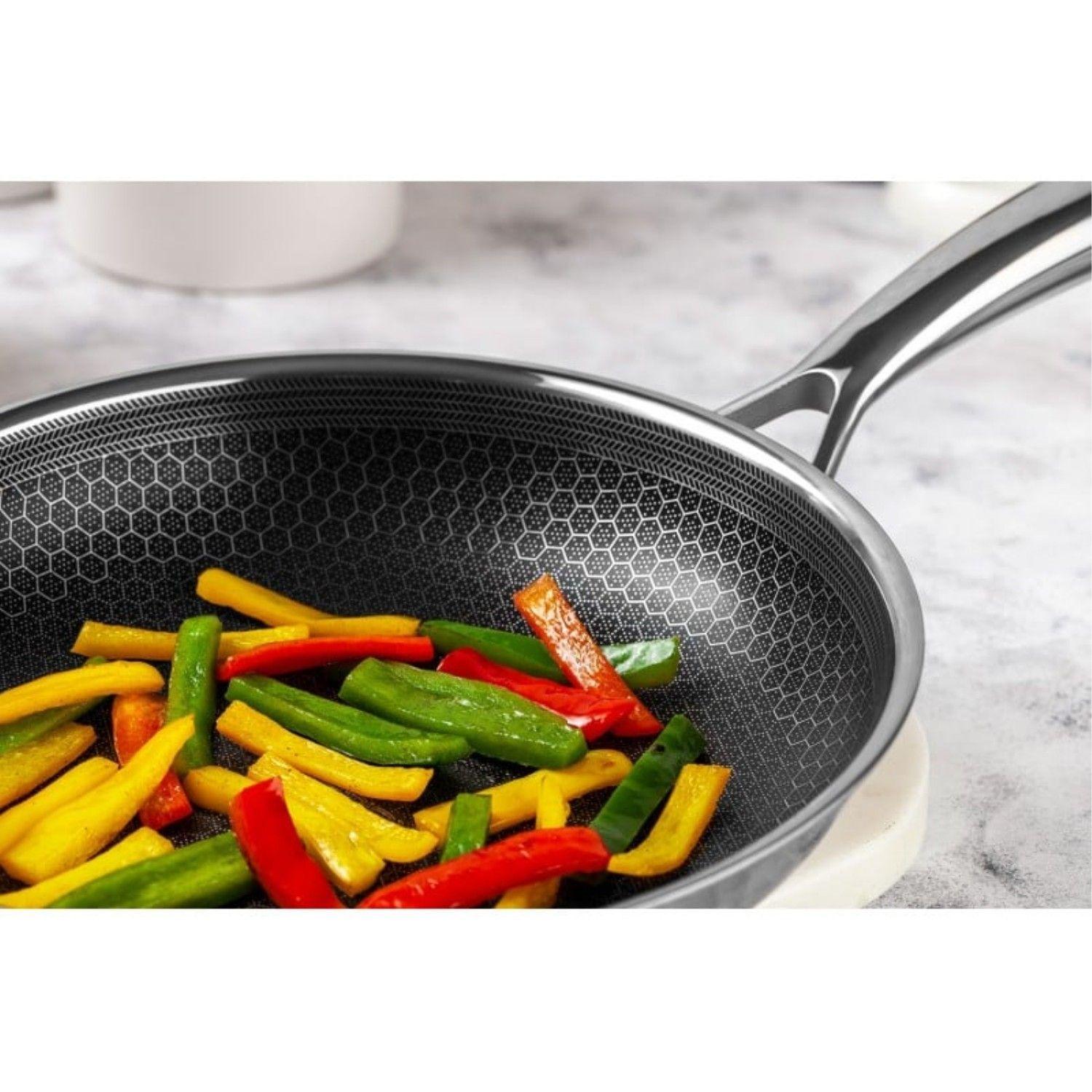 Sartén Acero Inoxidable Bee 28cm Roichen-2