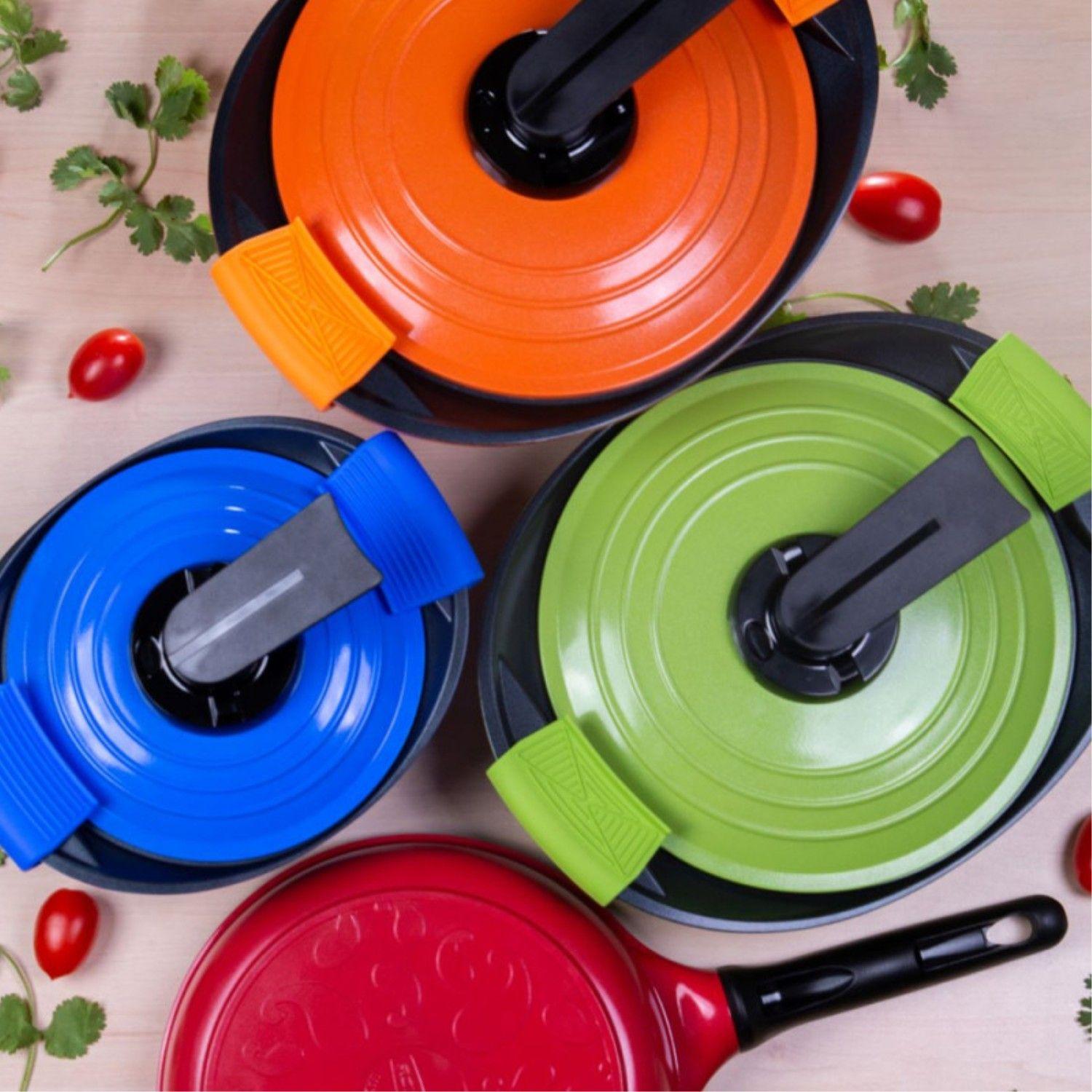 Batería Cocina  7pzs Colores Premium Roichen-1