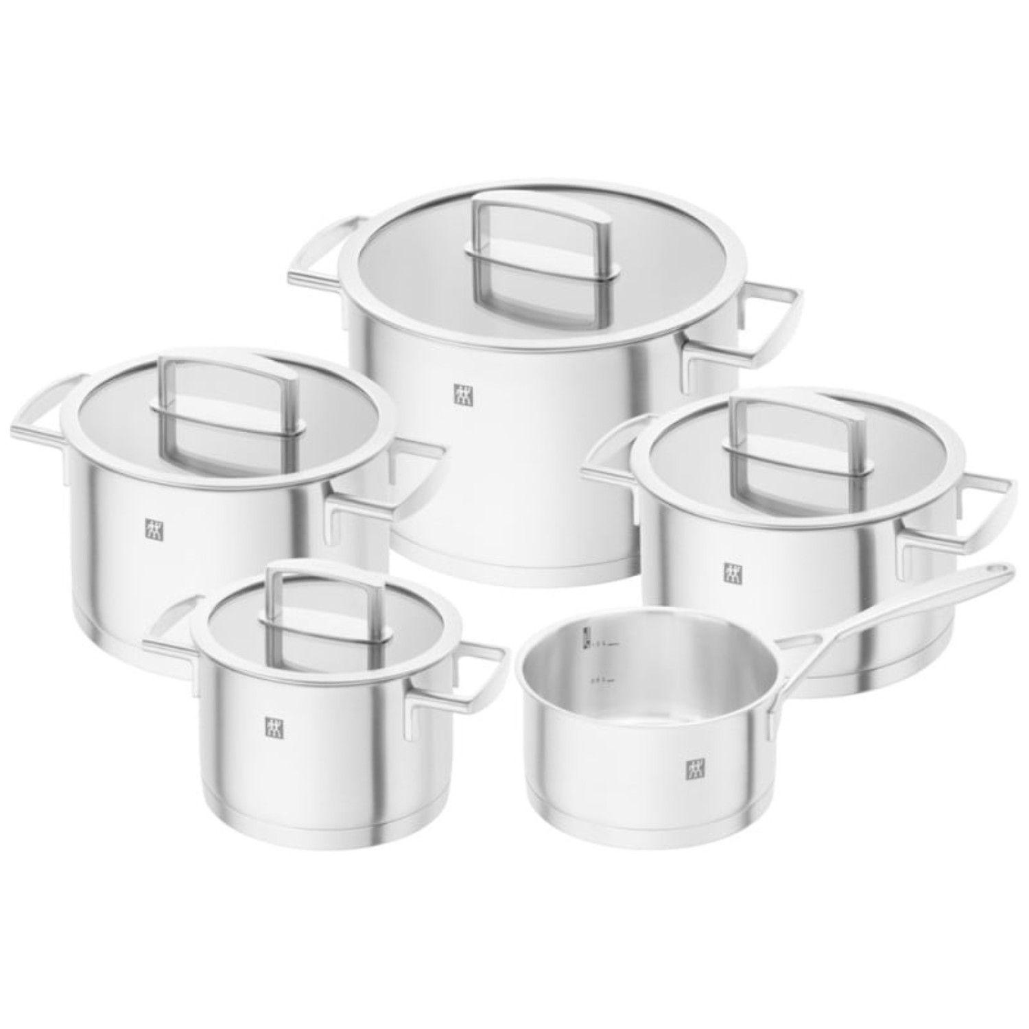 Set de Ollas 5 Pcs Vitality Acero Inoxidable Zwilling-0
