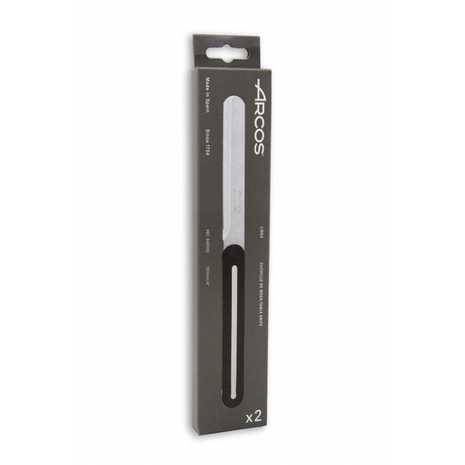 Set 2 Cuchillos 10cm Acero Inoxidable Arcos-2