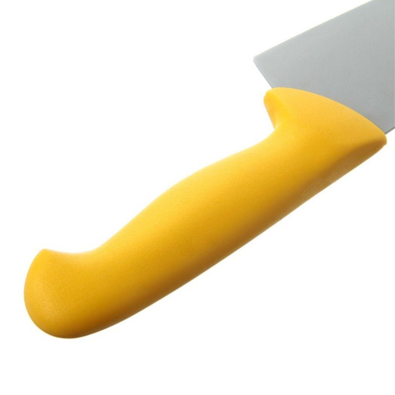 Cuchillo Medio Golpe Mango Amarillo 20cm Arcos-2
