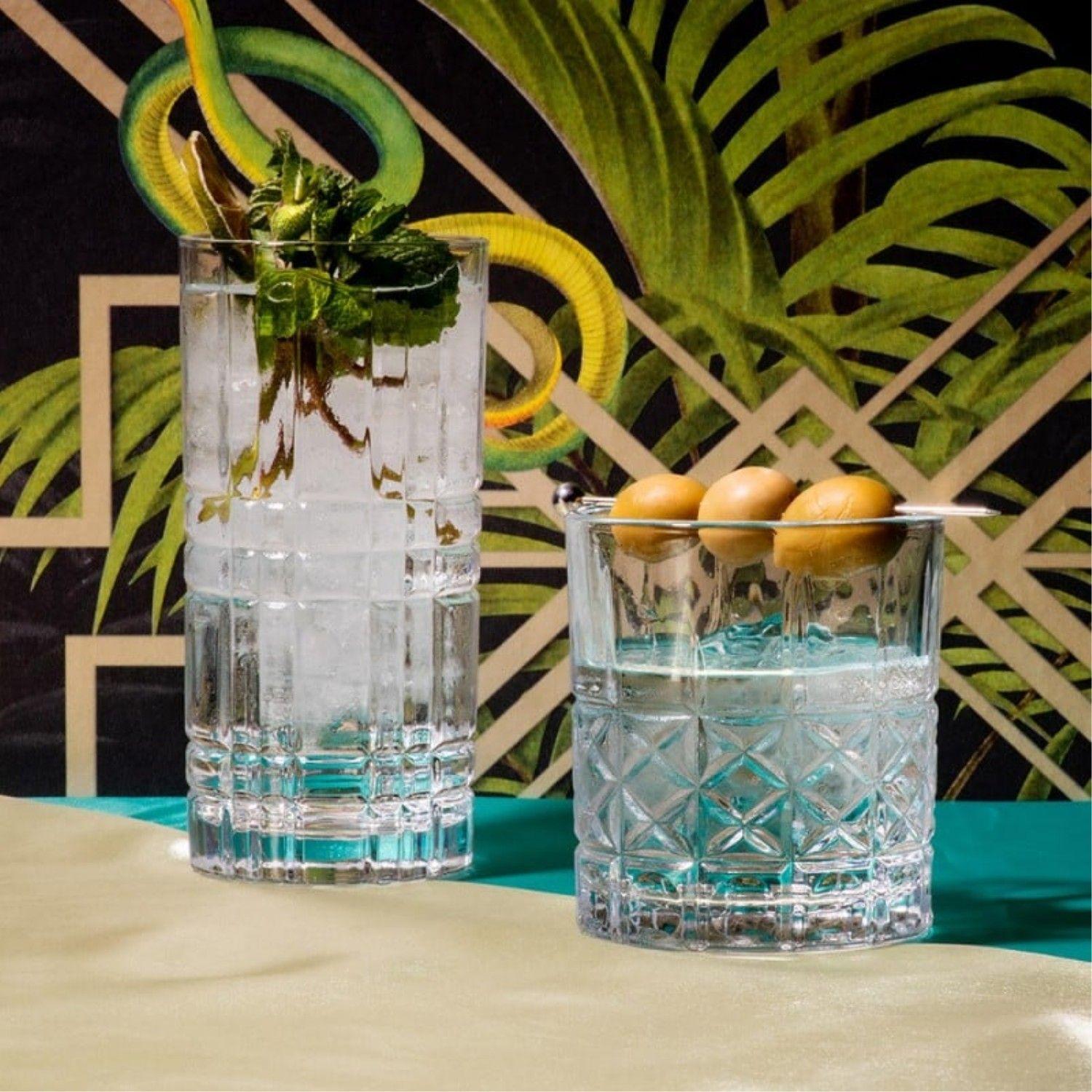 Set 6 Vasos Alto 36cl Vintago Vidrio Transparente FTA-2