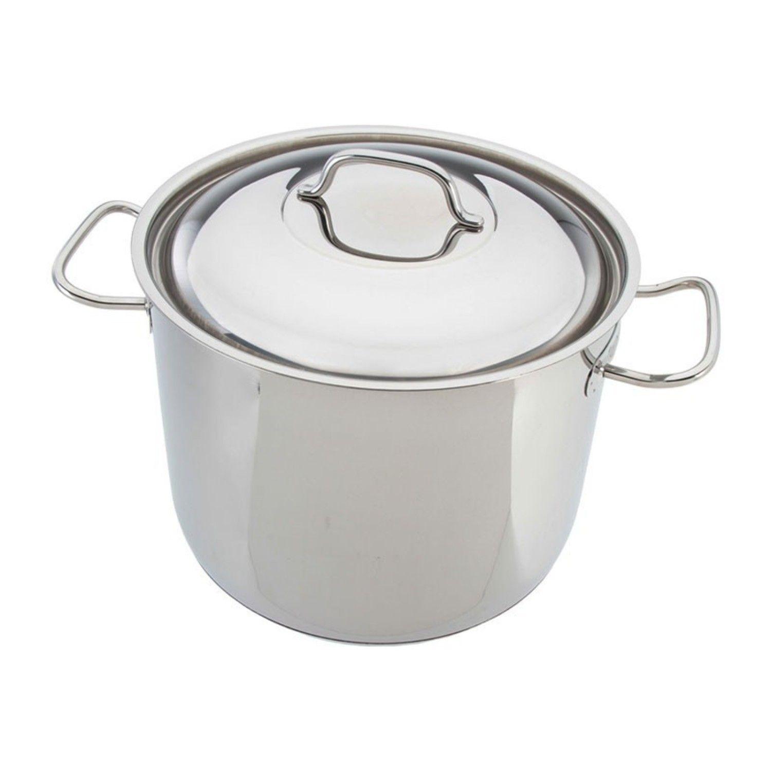 Olla con Tapa y Asas 13,5lt Acero Inoxidable 28x22cm Lacor-2