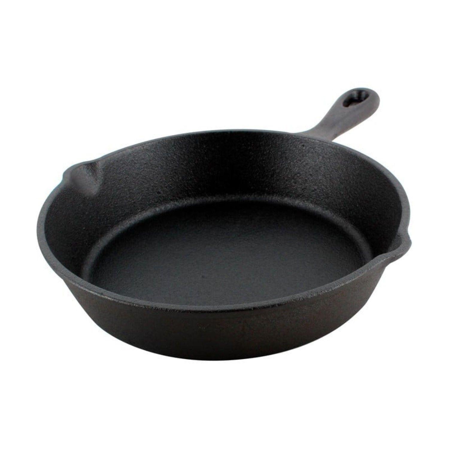 Sartén Fierro Fundido 20cm Negro Lugano-3