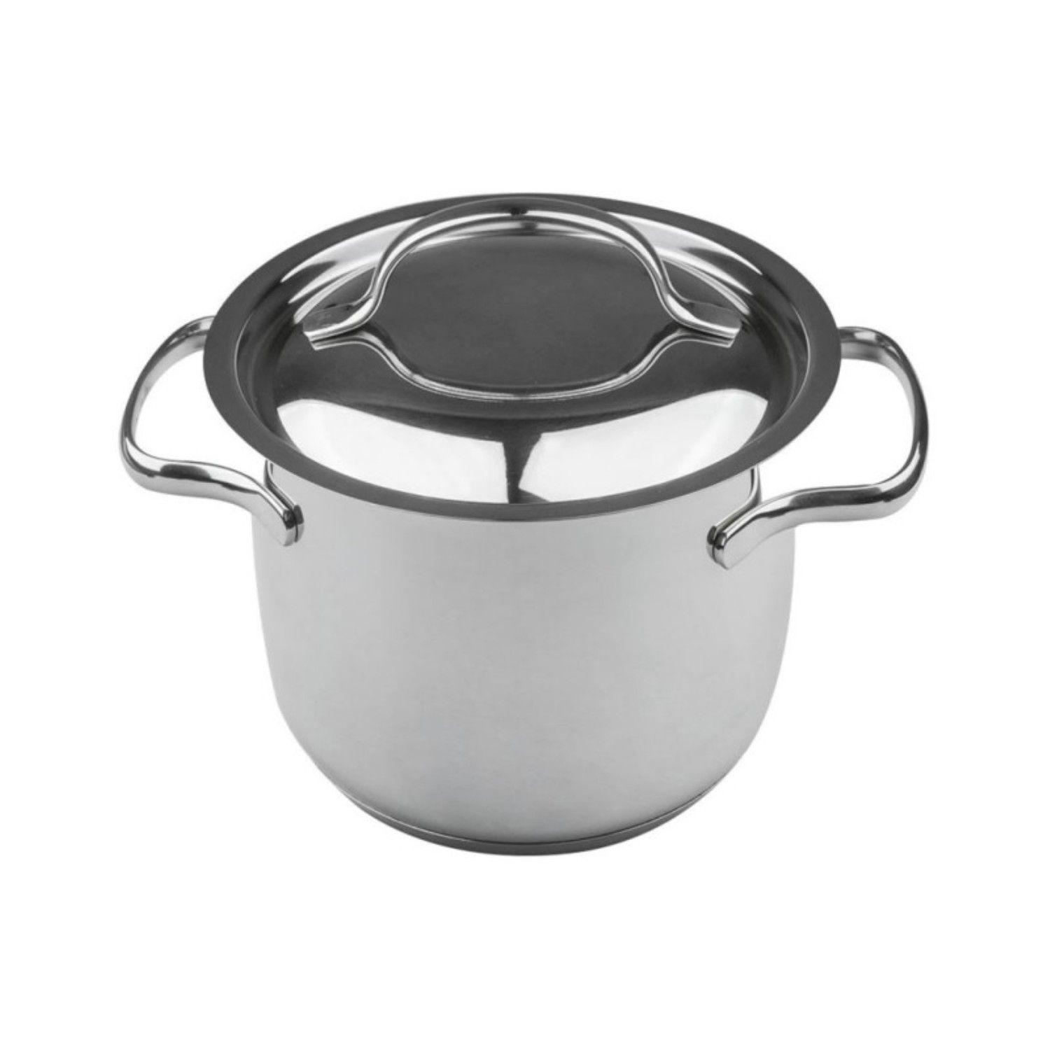 Olla Recta con Tapa 2,5lt Acero Inoxidable 16cm Basic Lacor-2