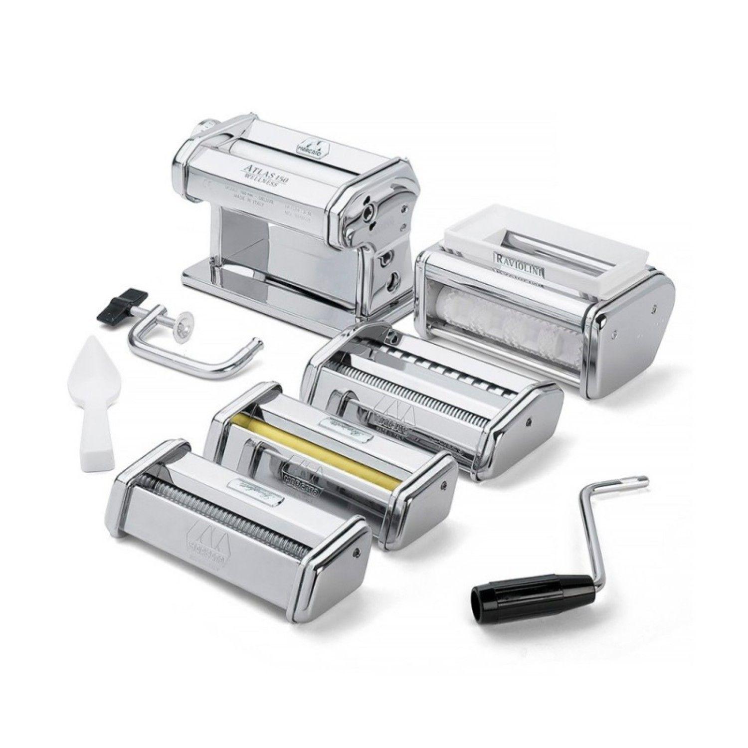 Máquina Multi Pasta 6 Tipos de Pasta Atlas 150 Acero Marcato-1