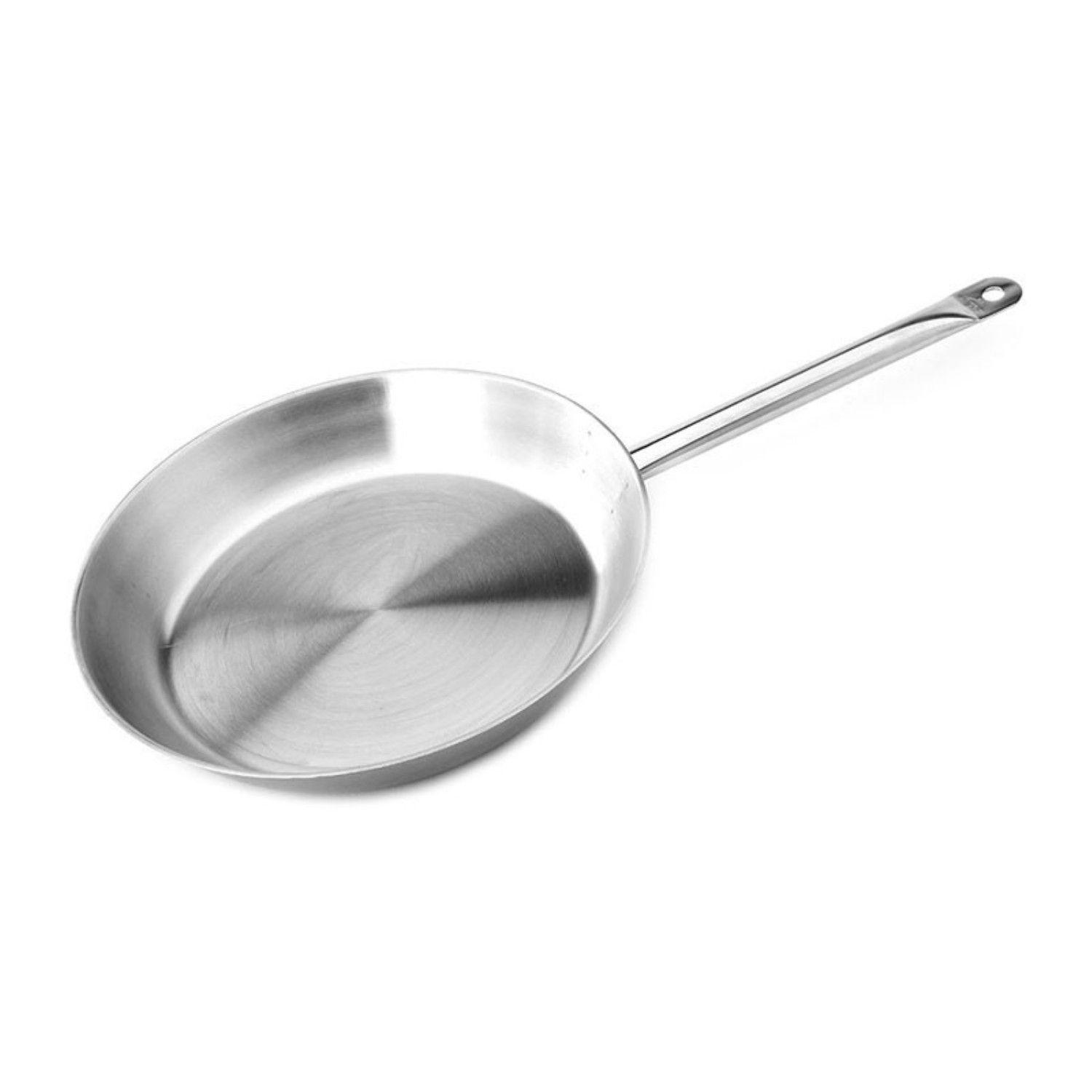 Sartén con Mango Atérmico Acero Inoxidable 28cm Lacor-2