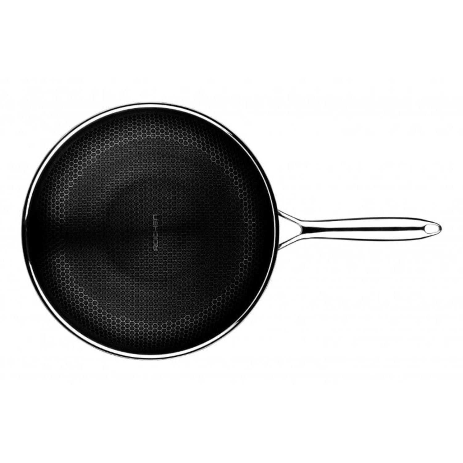 Wok Acero Inoxidable Bee 30cm Roichen-3