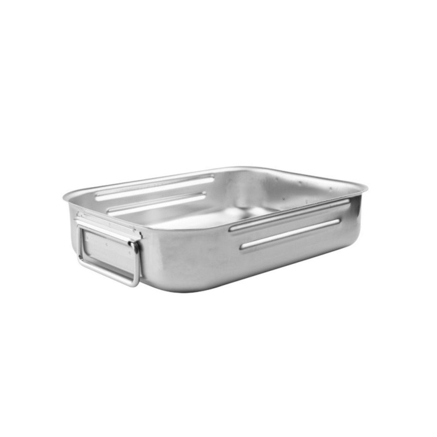 Asadera Honda Acero Inoxidable 30x22x7,5cm Lacor-0