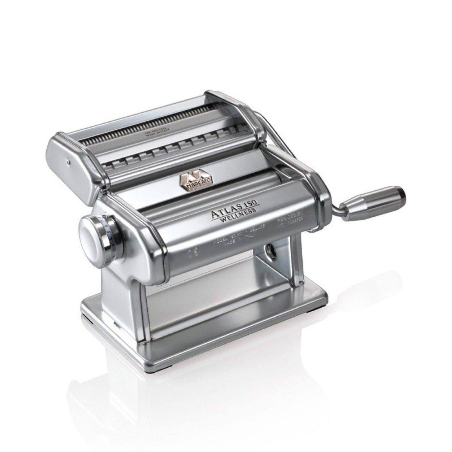 Máquina Pastas 5 Tipos Atlas 150 Acero Marcato-0