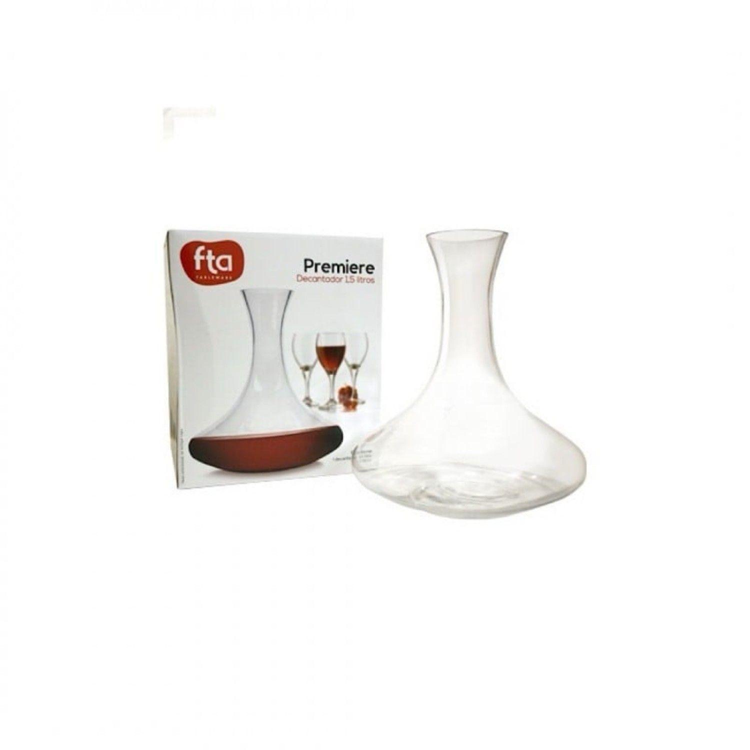 Decantador 1,5lt Vidrio Transparente FTA-4