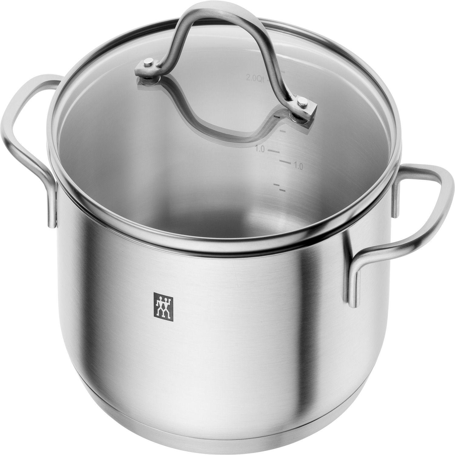 Set de Ollas 5 pzs Acero Inoxidable Flow Zwilling-2