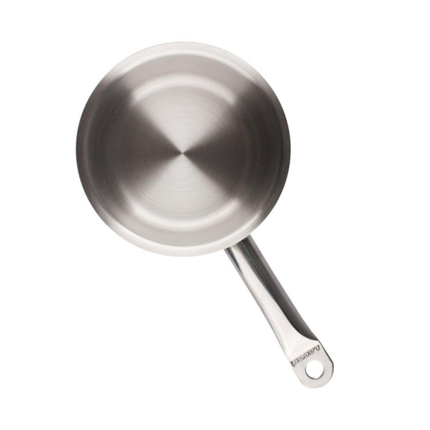 Cacerola Baja con Mango sin Tapa 1lt Acero Inoxidable Lacor-2