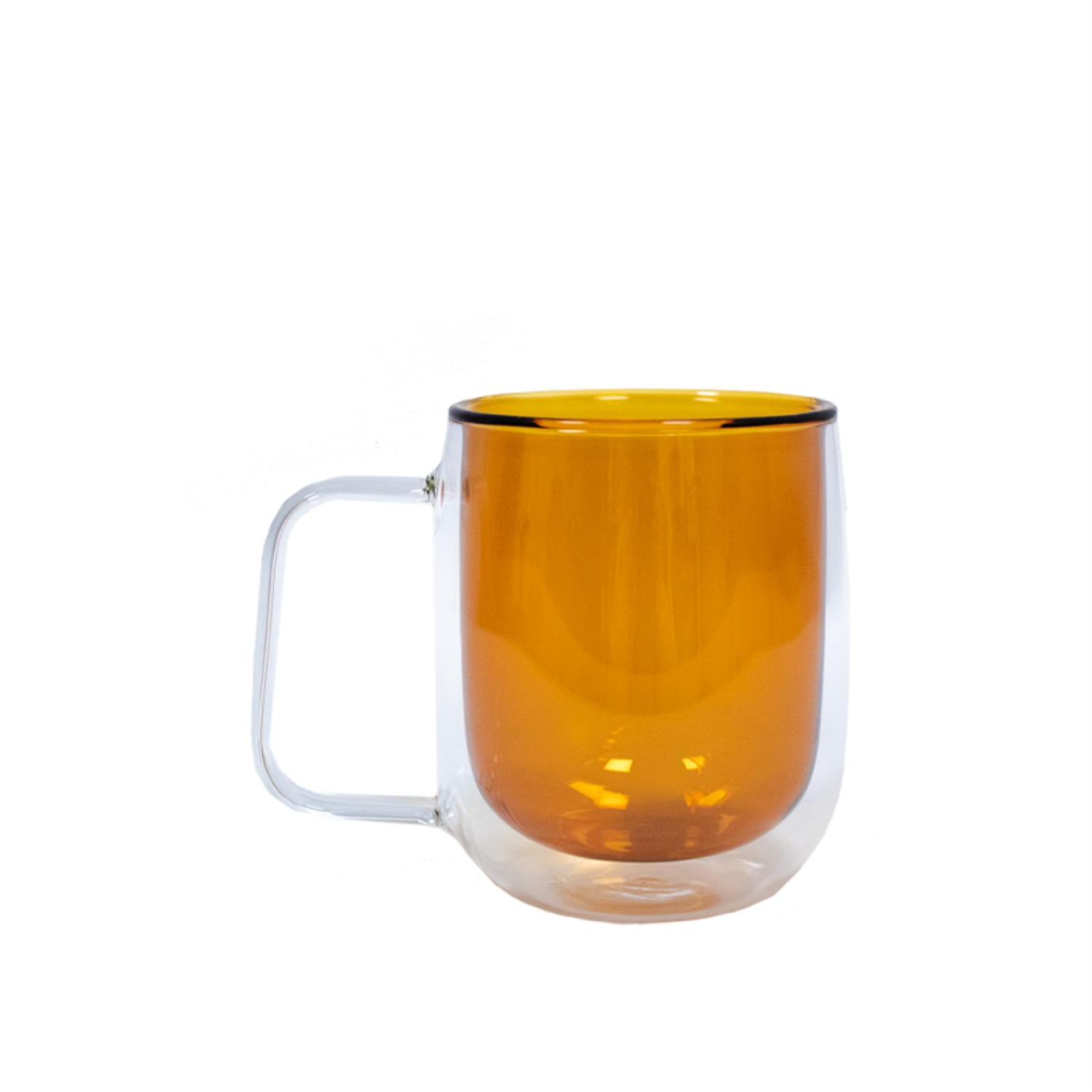 Set 2 Pzs Tazas Doble Pared 250ml Borosilicato Ambar Lugano-2