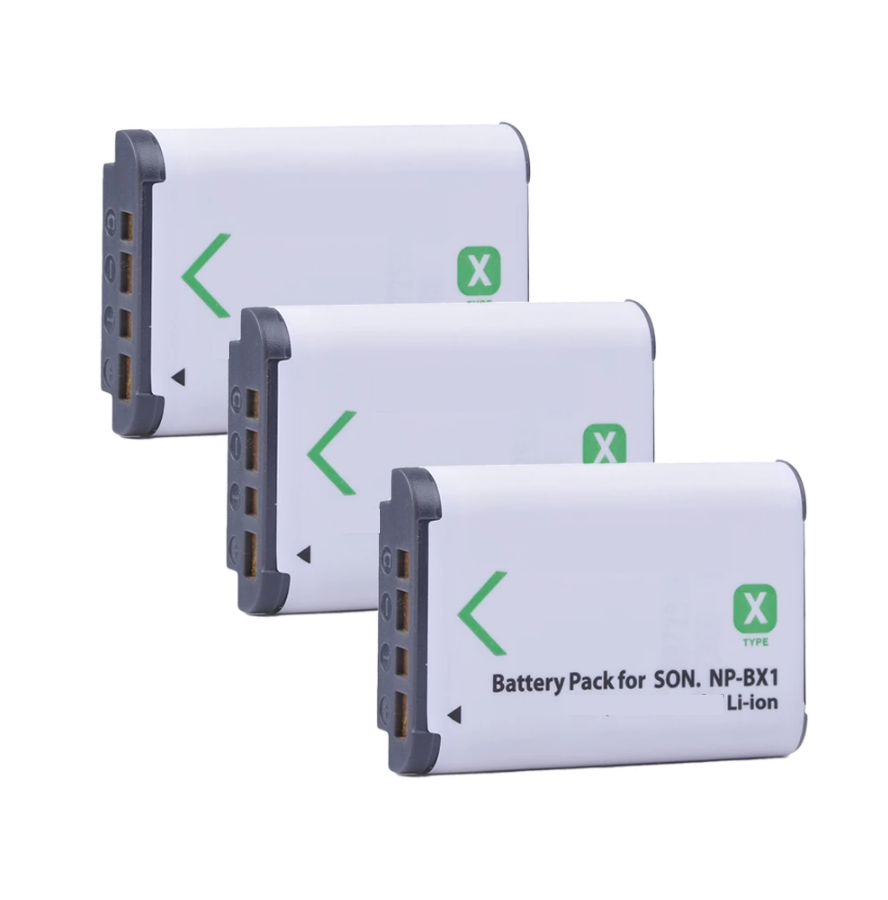 3 BATERÍAS NP-BX1 SONY ALTERNATIVA-0