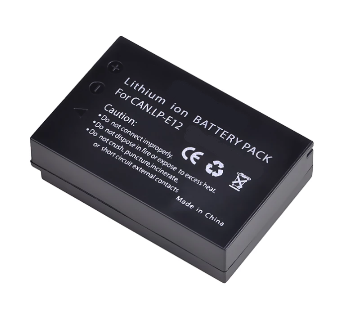 4 BATERÍAS LP-E12 CANON ALTERNATIVA-2