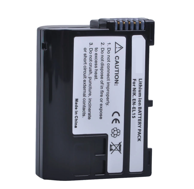 2 BATERÍA EN-EL15 + CARGADOR DOBLE MH-25 ALTERNATIVO NIKON-3