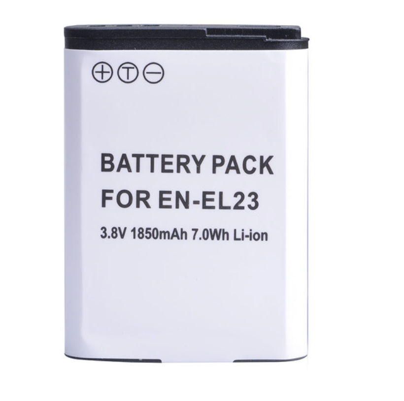4 BATERÍAS EN-EL23 + CARGADOR DOBLE MH-67 ALTERNATIVO NIKON-2