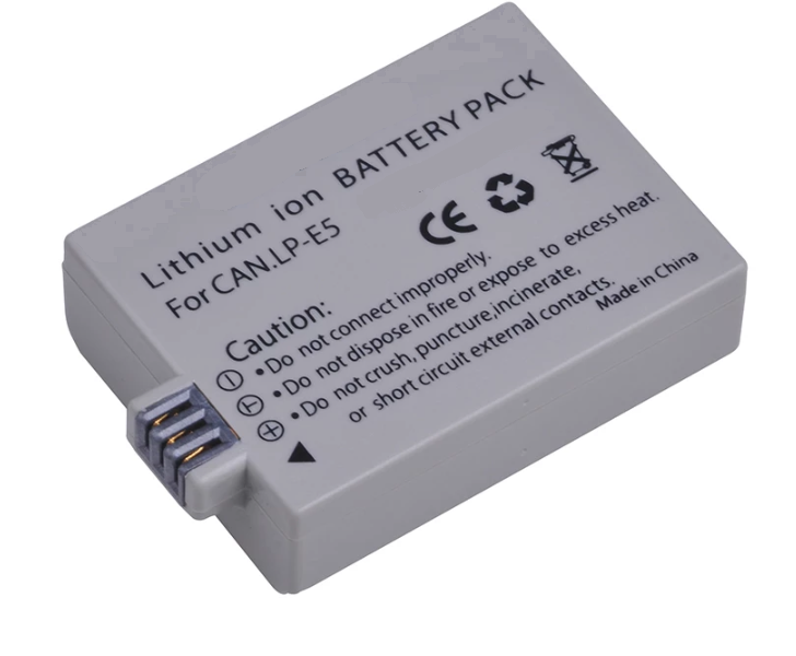2 BATERÍAS LP-E5 + CARGADOR DOBLE LC-E5 ALTERNATIVO CANON-2