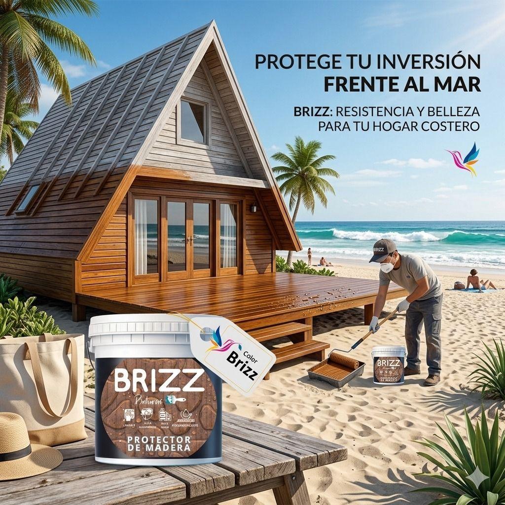 Protector de Madera verde Brizz-3