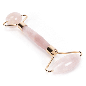 Rodillo de Cuarzo Rosa 100% piedra natural-0