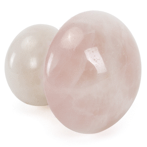 Mushroom Gua Sha Cuarzo Rosado 100% Natural-0
