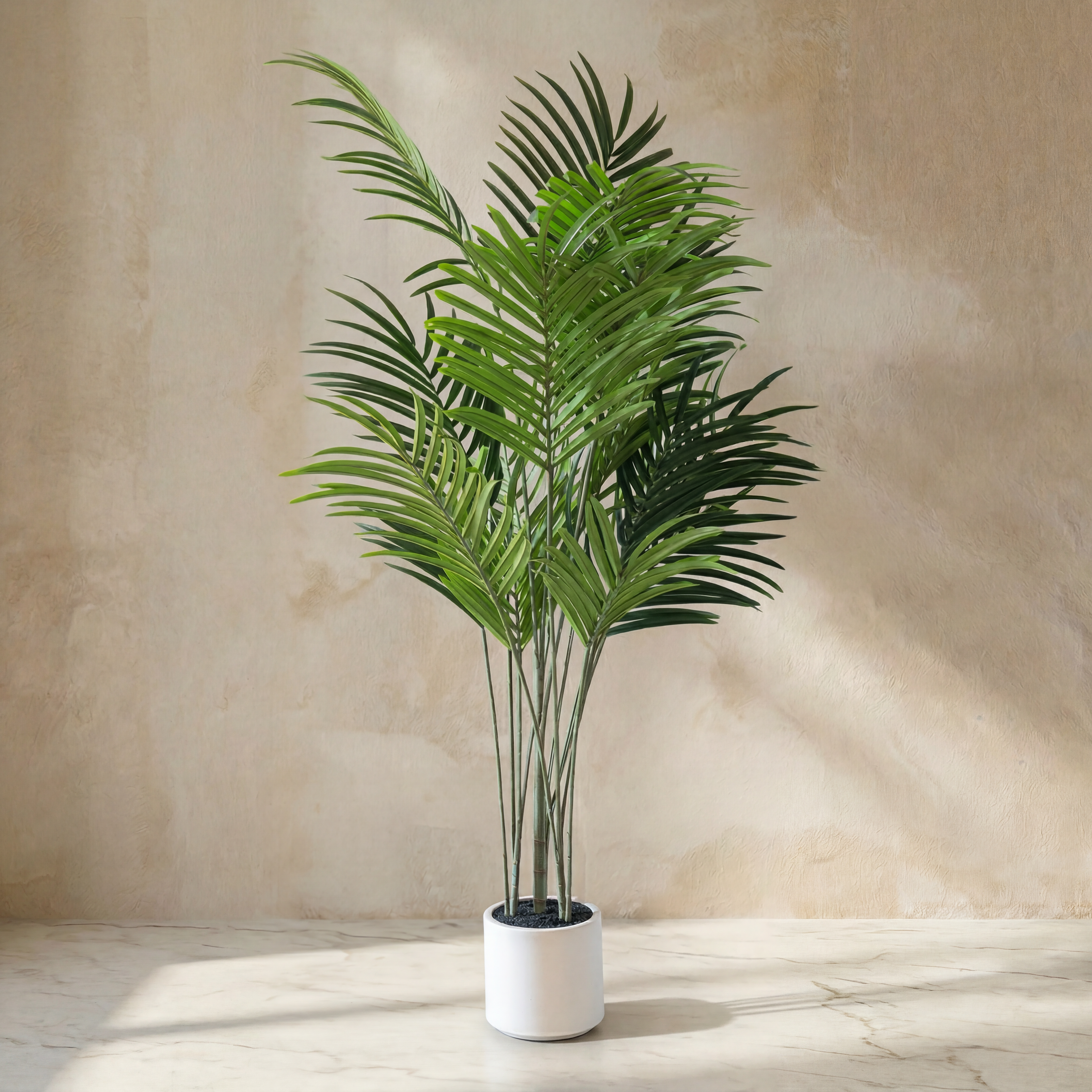 Planta Artificial Palma Areca 175cm Real Touch con Maceta-0