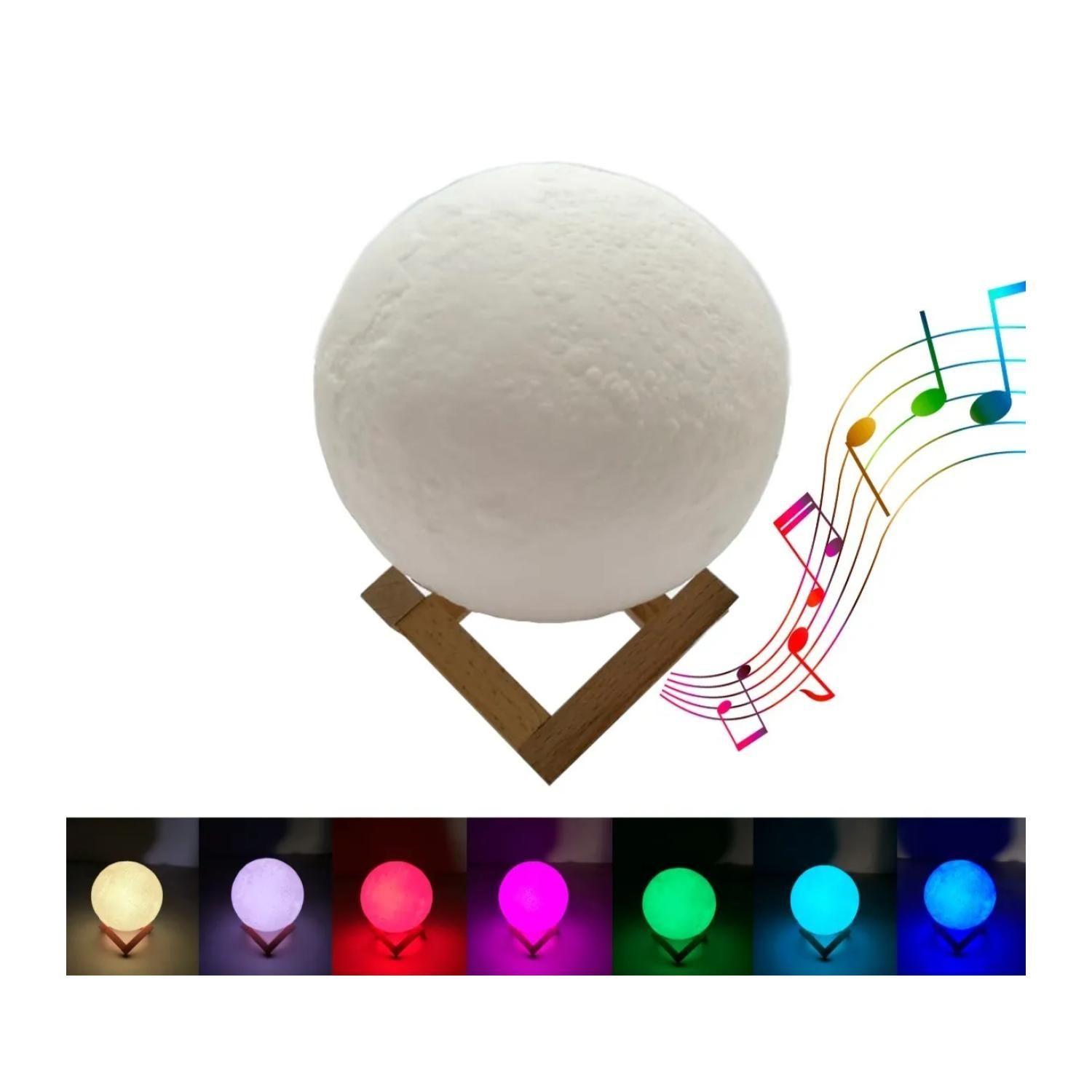 LAMPARA LUNA PARLANTE BLUETOOTH RECARGABLE / K-2