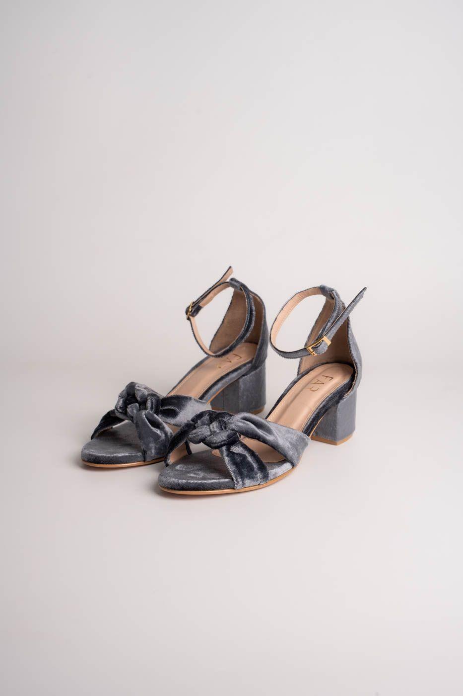 ZAPATO FIESTA MARIA TERCIOPELO/CUERO 5CM-1