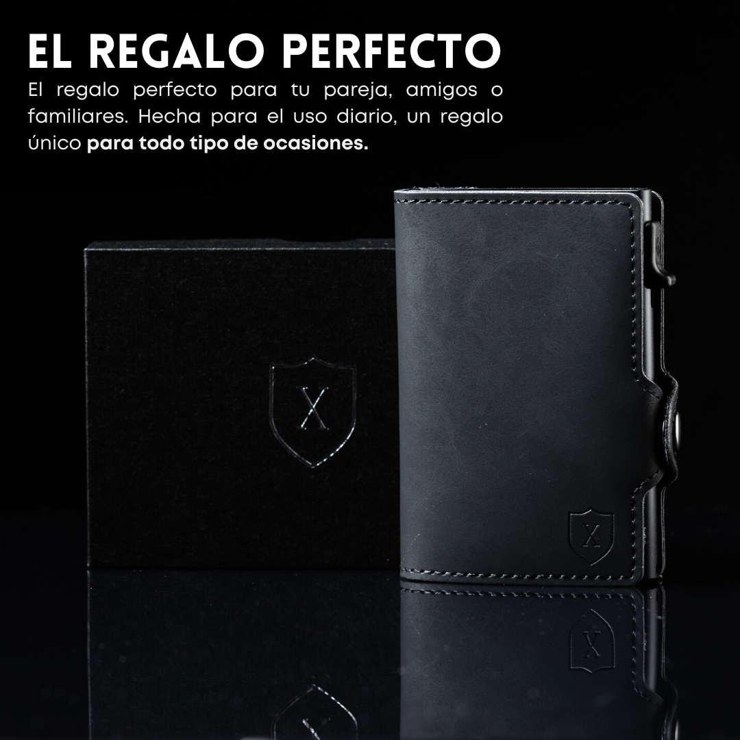 Billetera Tarjetero Full Black | Xclusive.-5