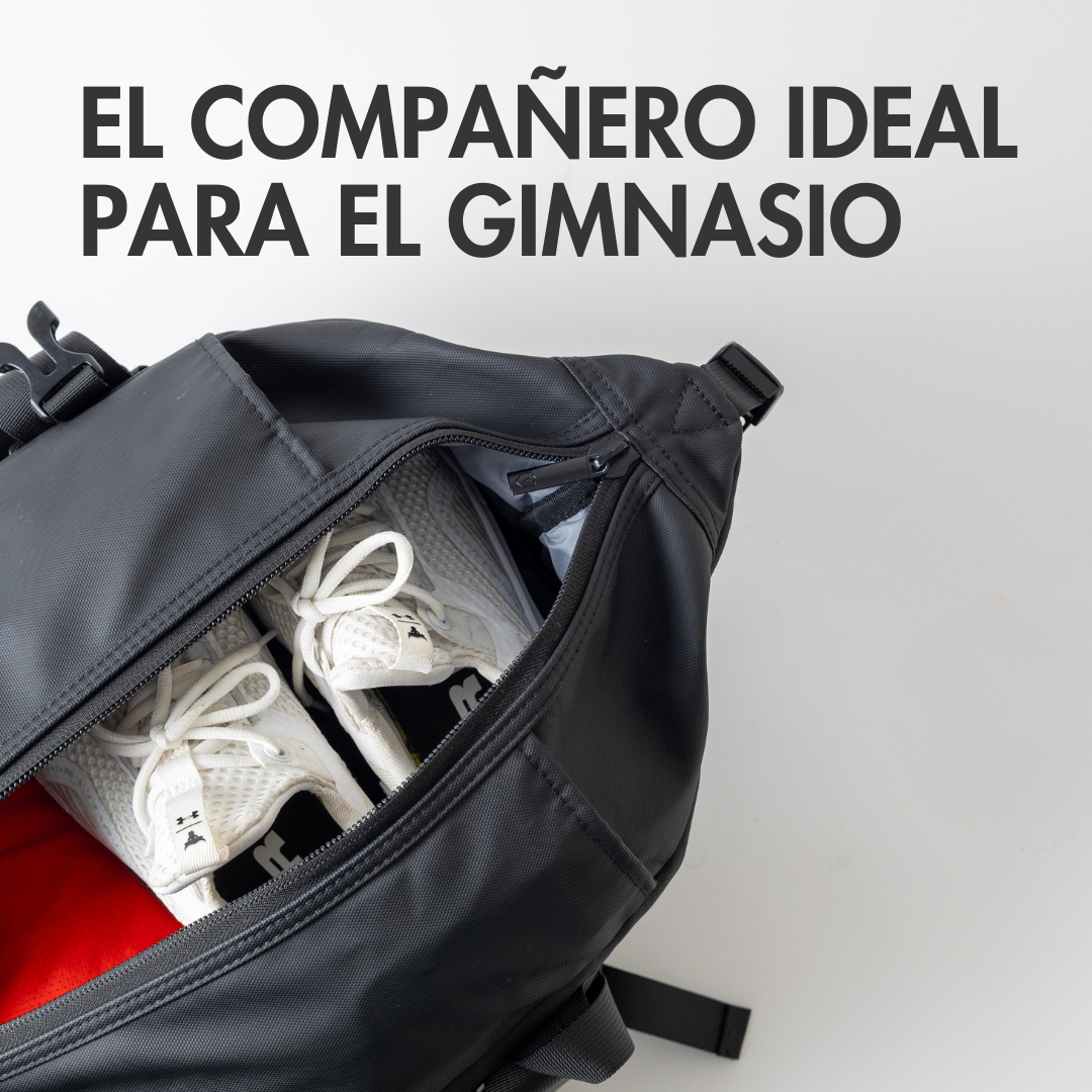 Bolso Deportivo de Lujo Impermeable 35L Negro | Xclusive-3