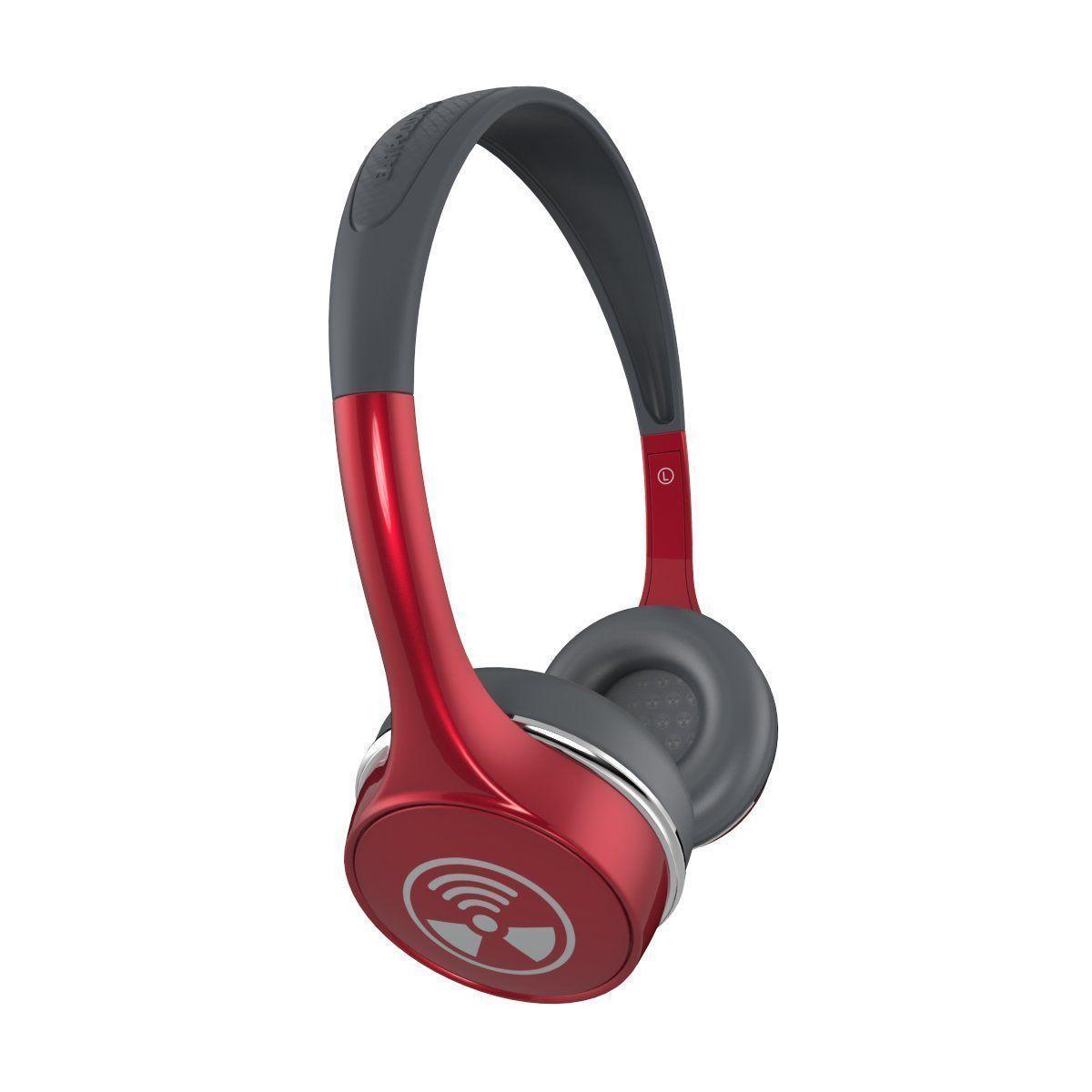 Audífono On Ear Pollution Toxic Rojo-0