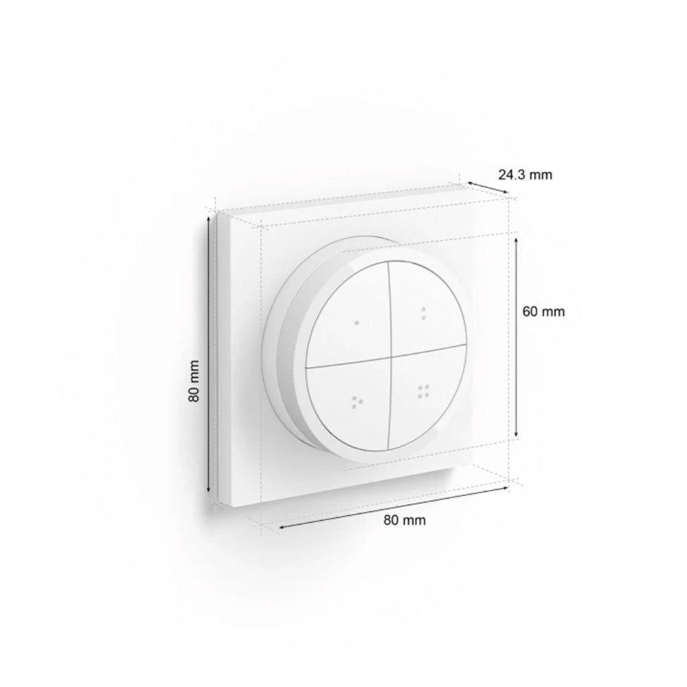 Interruptor Inteligente Tap Dial Switch White-3