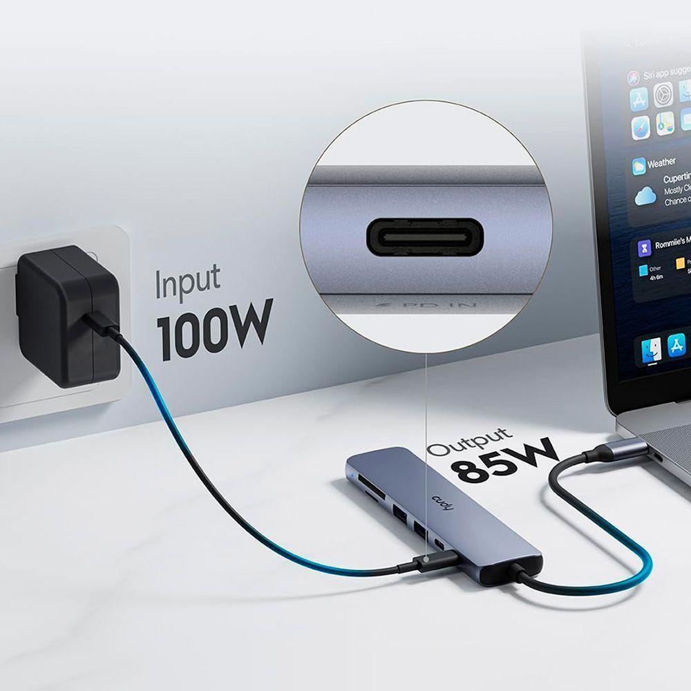 Hub USB C 7 En 1 Adaptador Multipuerto-2