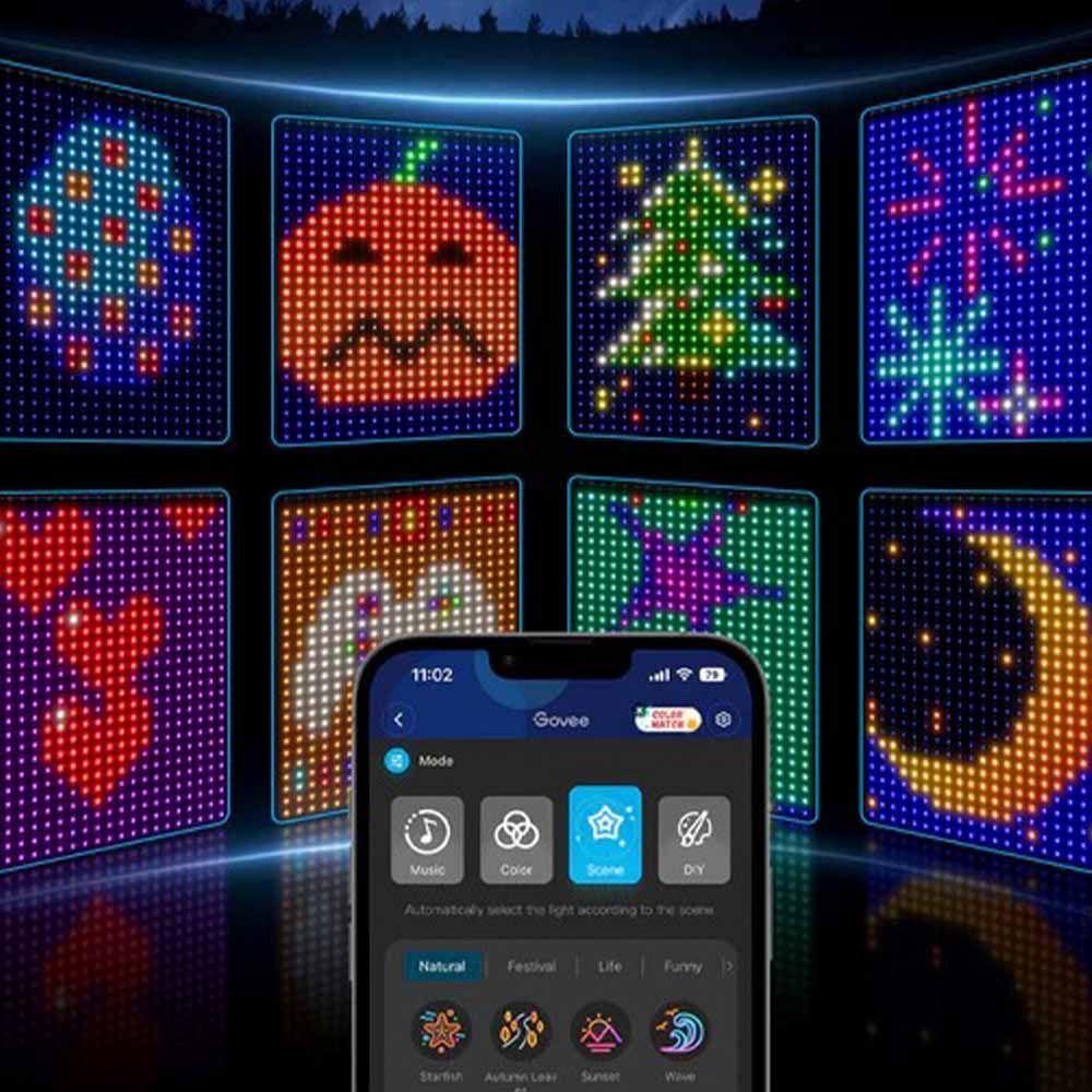 Cortinas de luces led-2