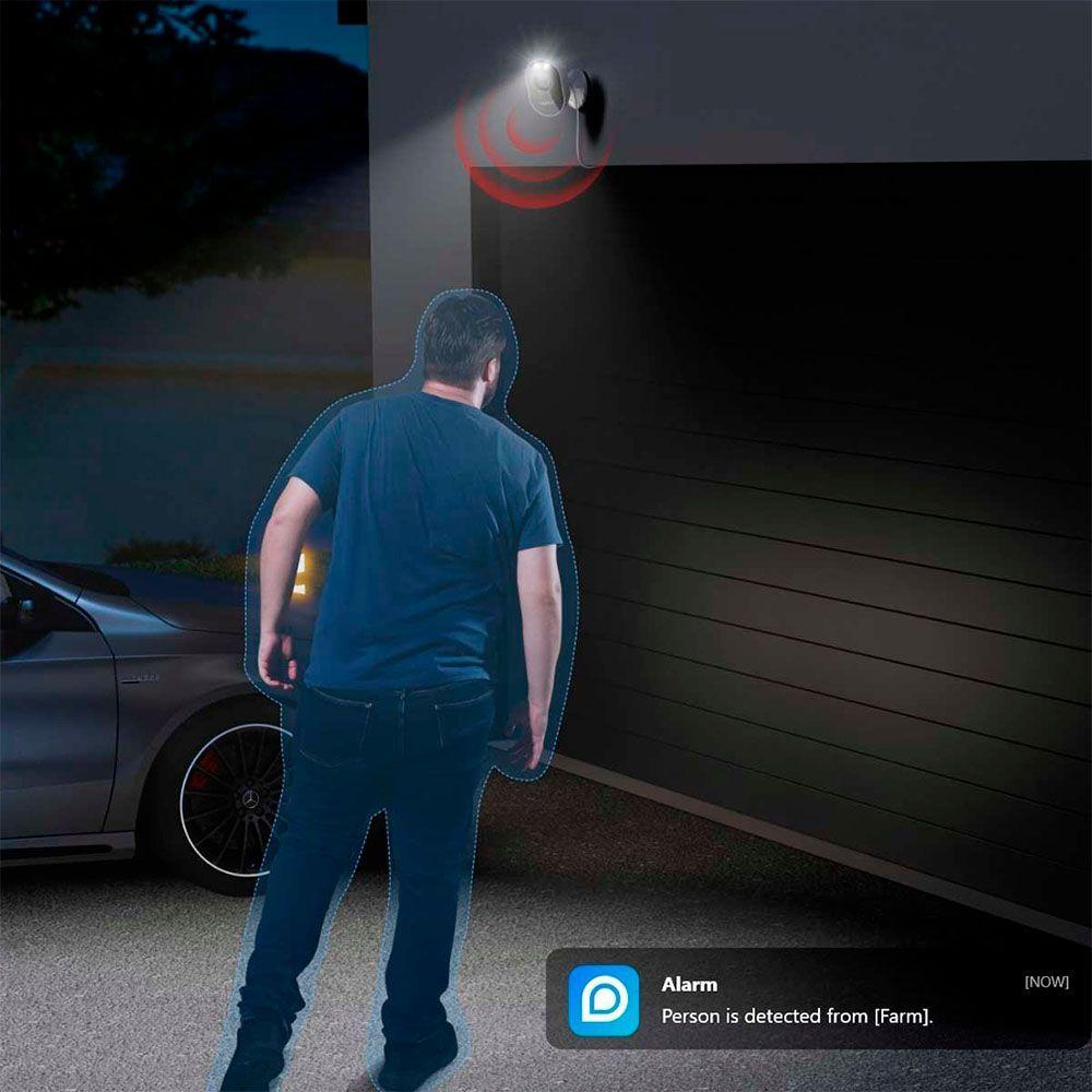 Cámara de Seguridad Exterior WiFi Lumus 2K-3