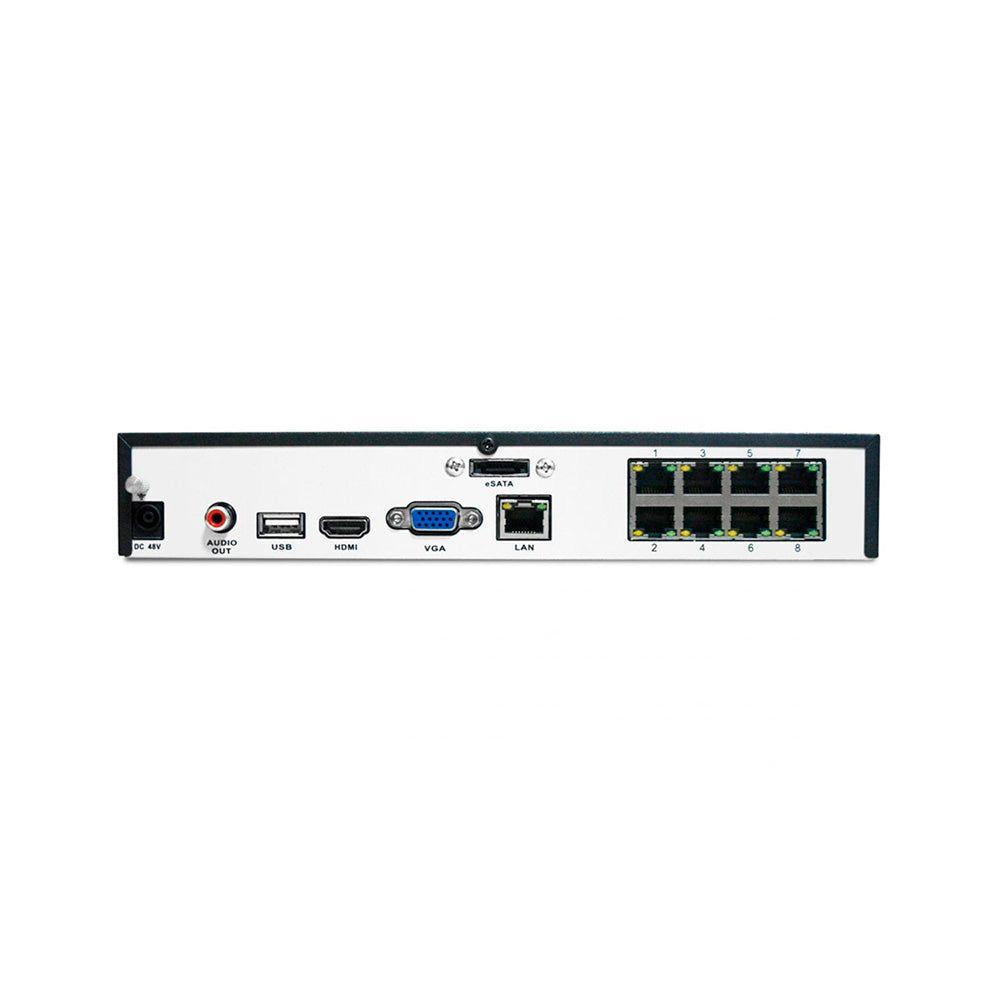 Kit Nvr Poe 8 Canales Rln8-410 + 4x Camaras Rlc-520a-5