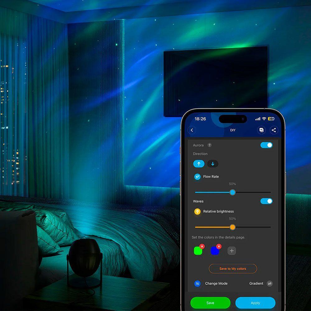 Proyector de Estrellas Pro WiFi y Bluetooth-4