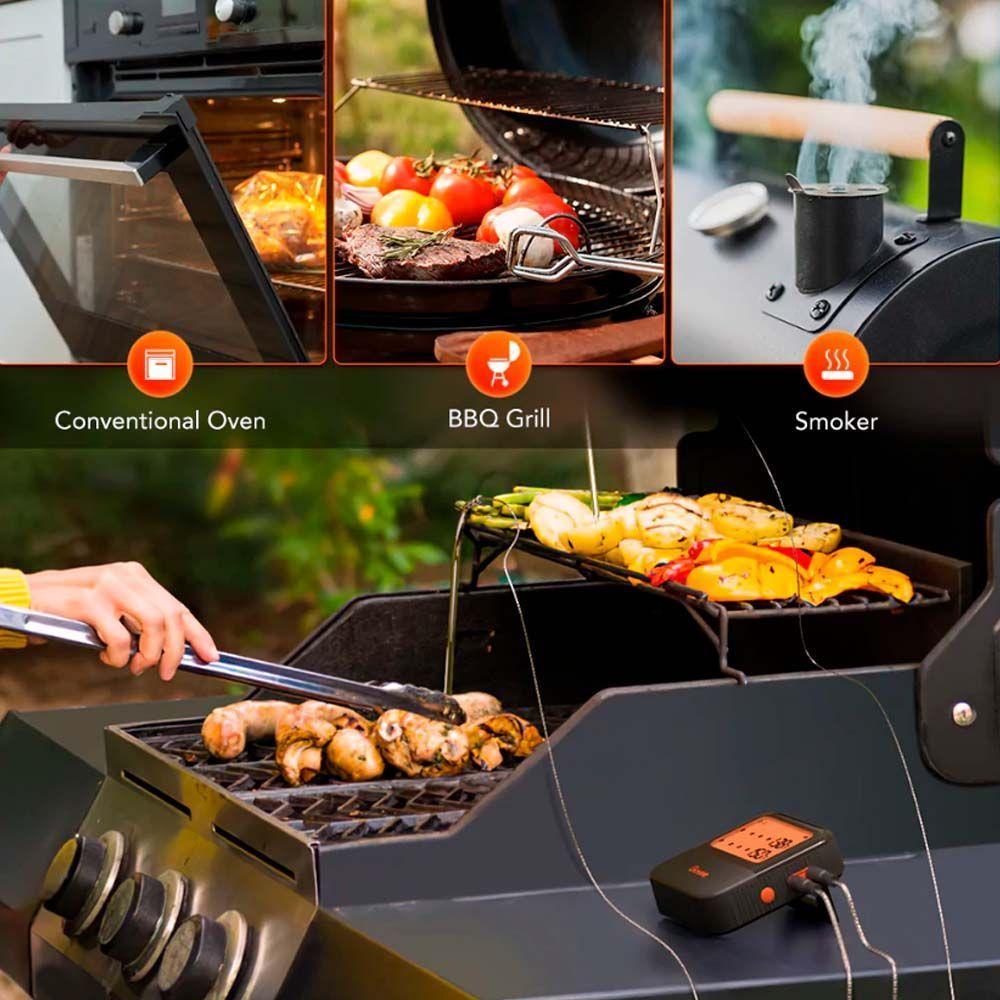 Termómetro de Carne Bluetooth con 4 Sondas-3