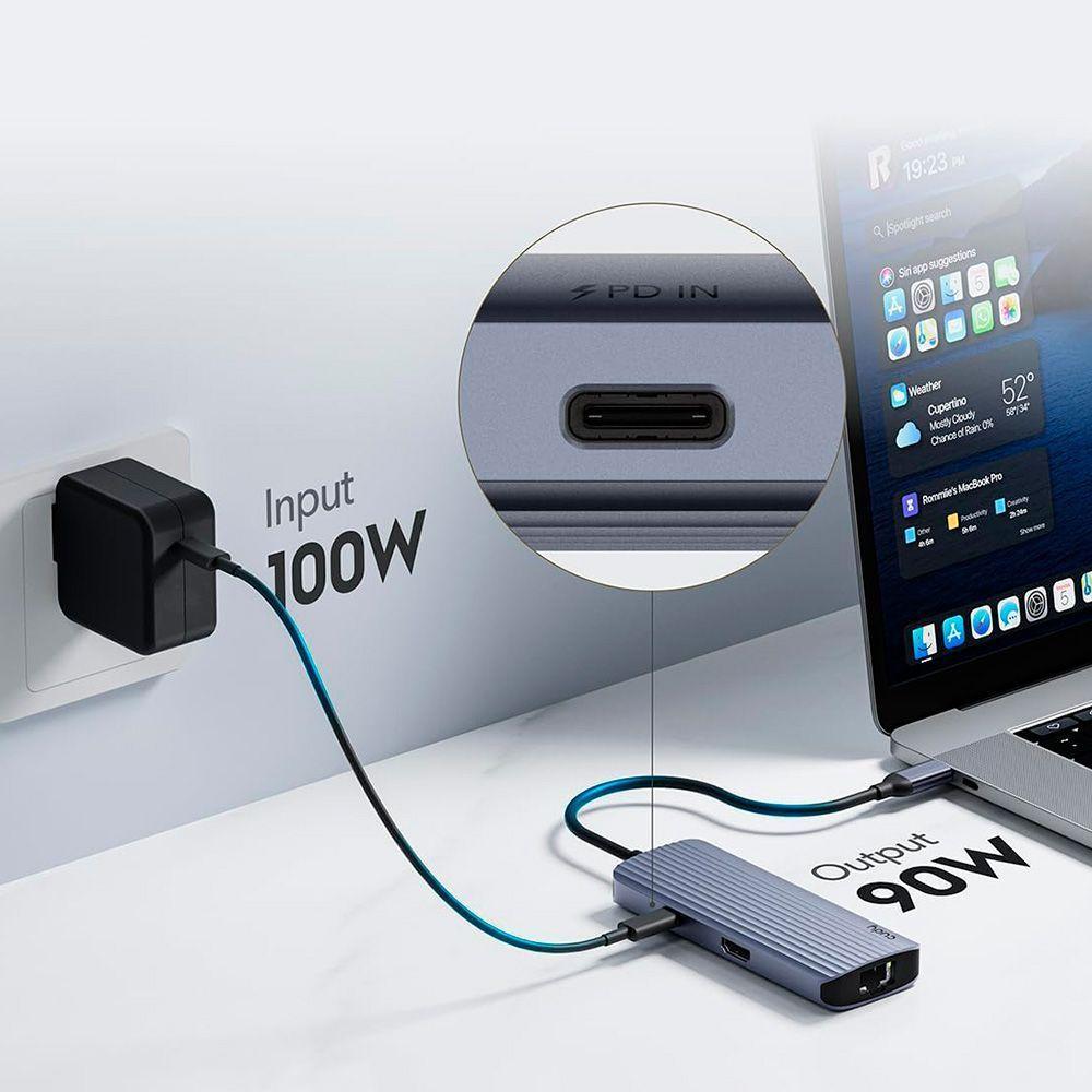 Hub USB C 6 en 1 adaptador multipuerto-2
