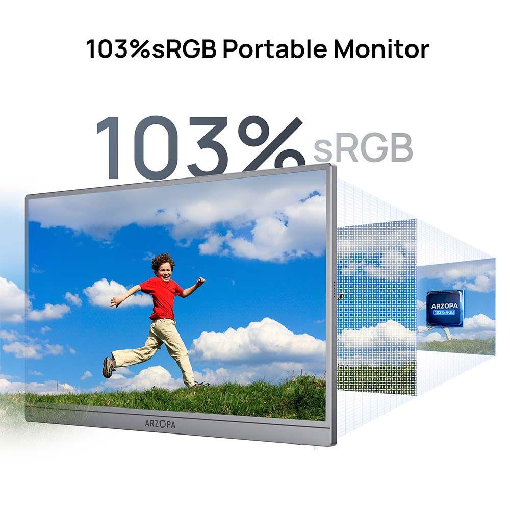 Monitor Portátil Z1C Plus 17,3” IPS 1080P FHD-8