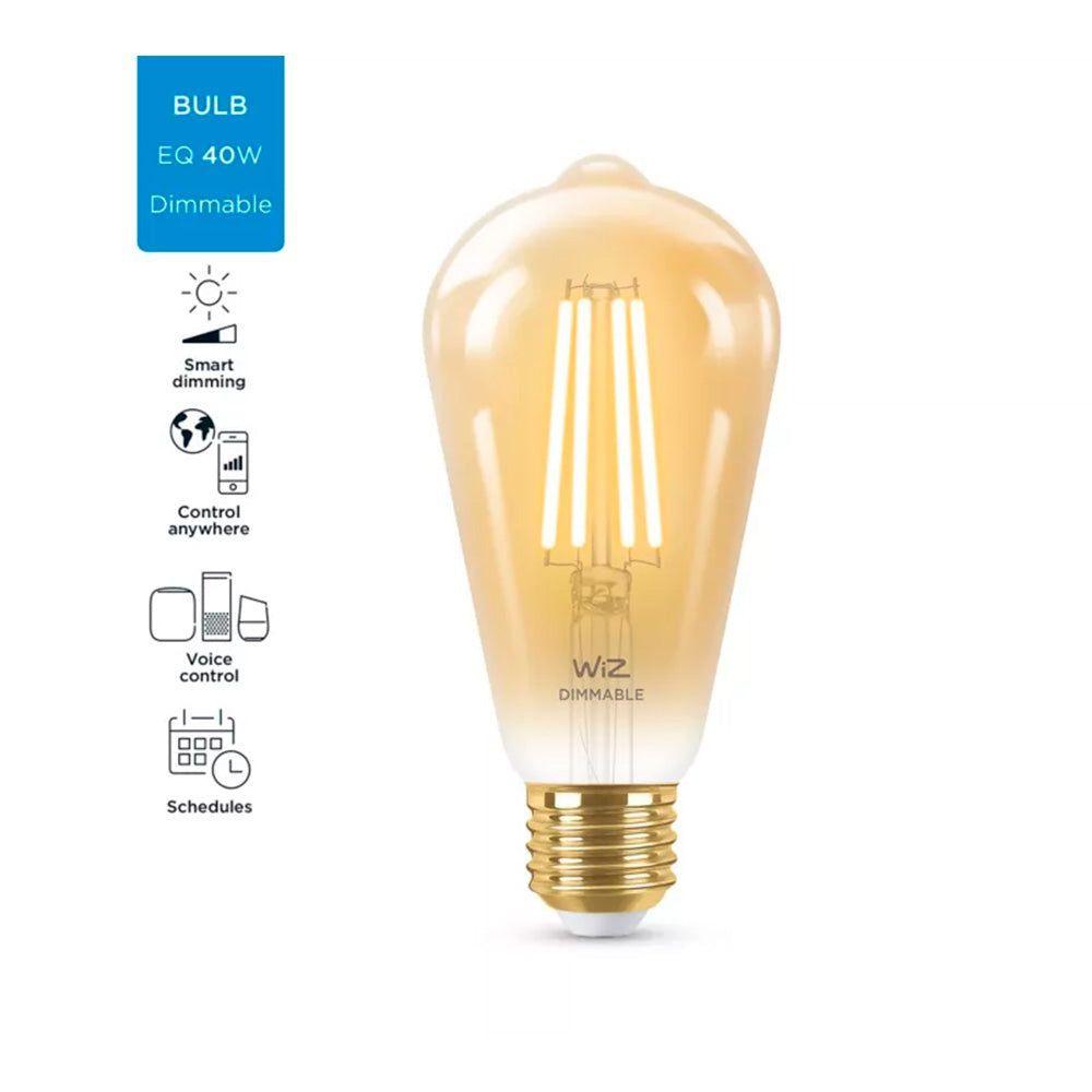 Ampolleta WiFi de filamento ámbar de 7W ST64 E27-2