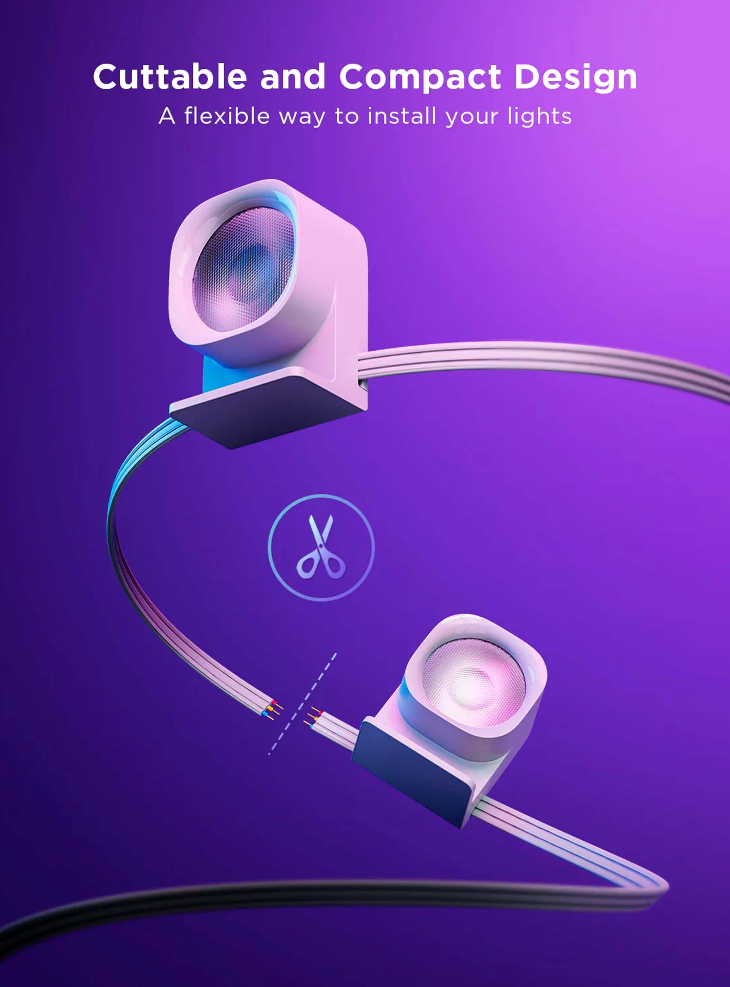 Luces Empotrables de Cadena WiFi 3 Mts-2