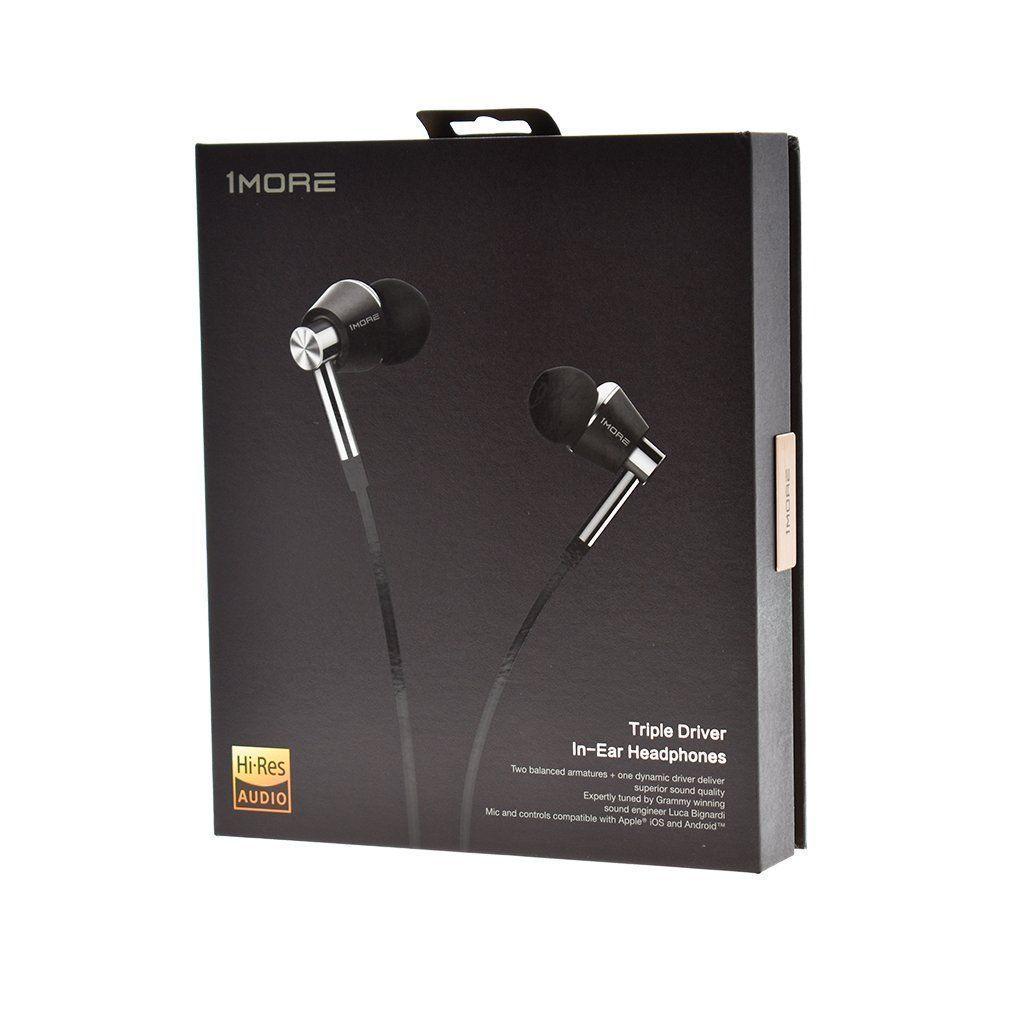 Audífono In Ear Triple Driver Gold y Black-3