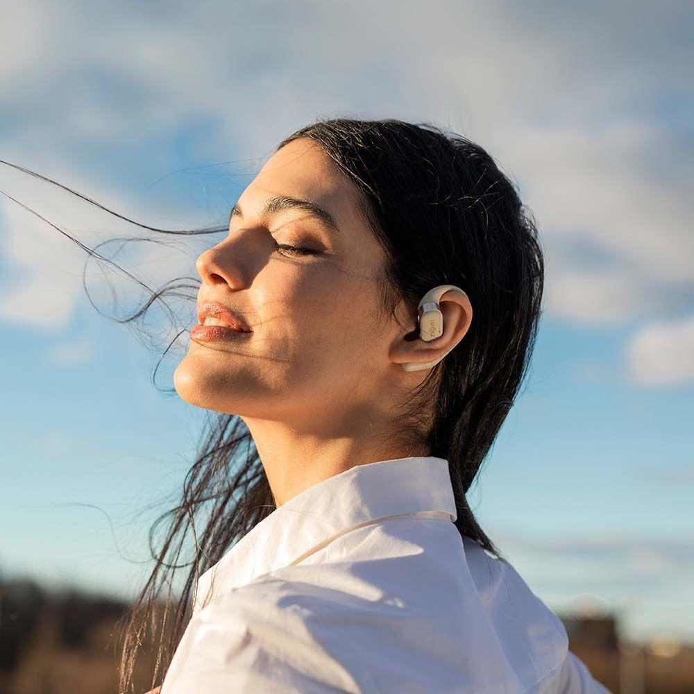 Audífonos Bluetooth OpenFit Beige-5