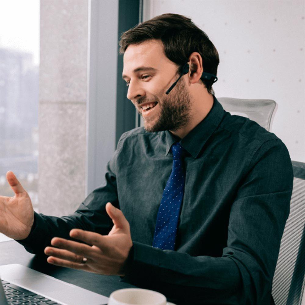 Audífonos Bluetooth OpenComm Black-4