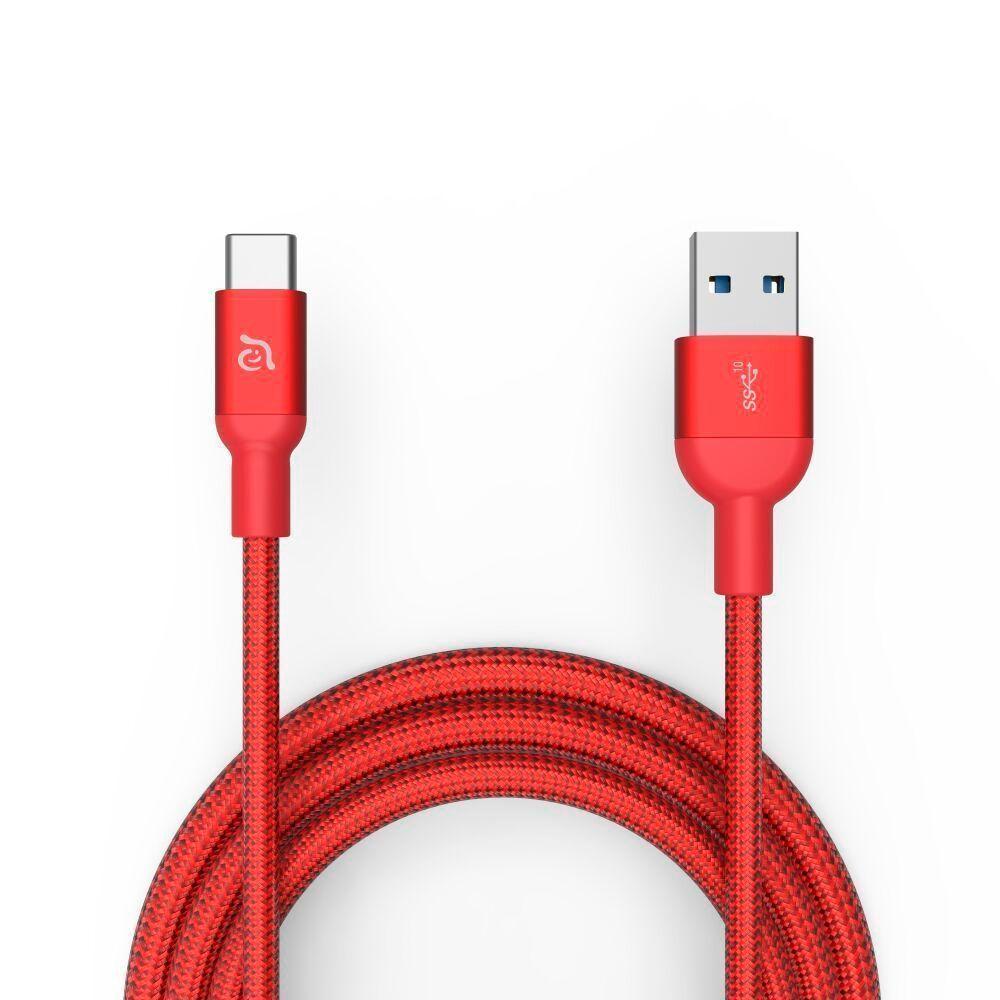Cable USB-C a USB3.1 CASA M100 Rojo-1