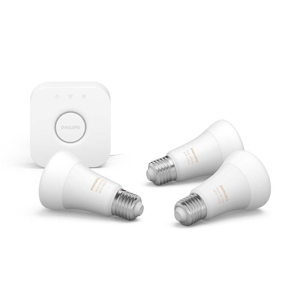 Kit Hue 3 Ampolletas Led + Bridge-0