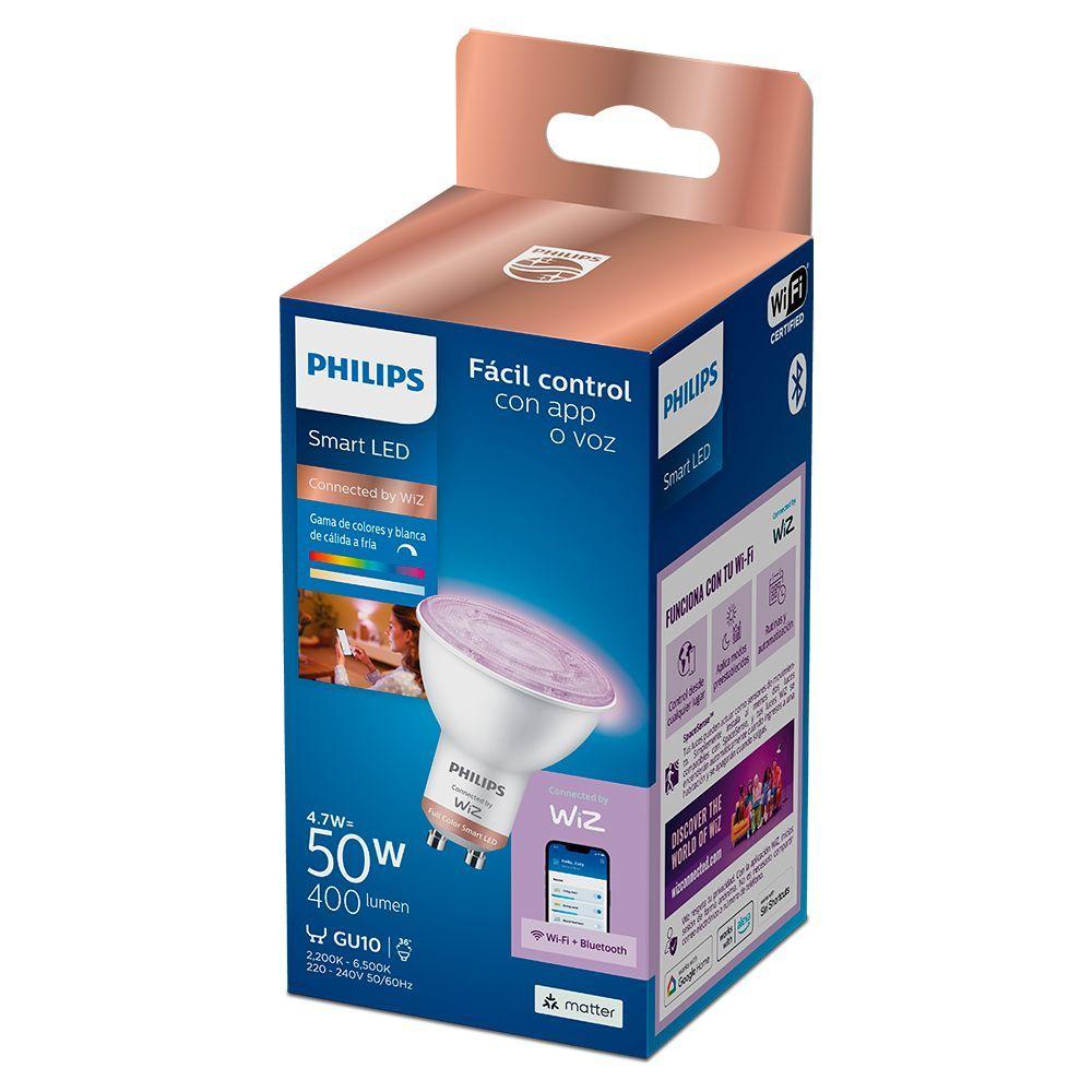 Ampolleta LED Smart Gu10 Wifi RGB Matter-2